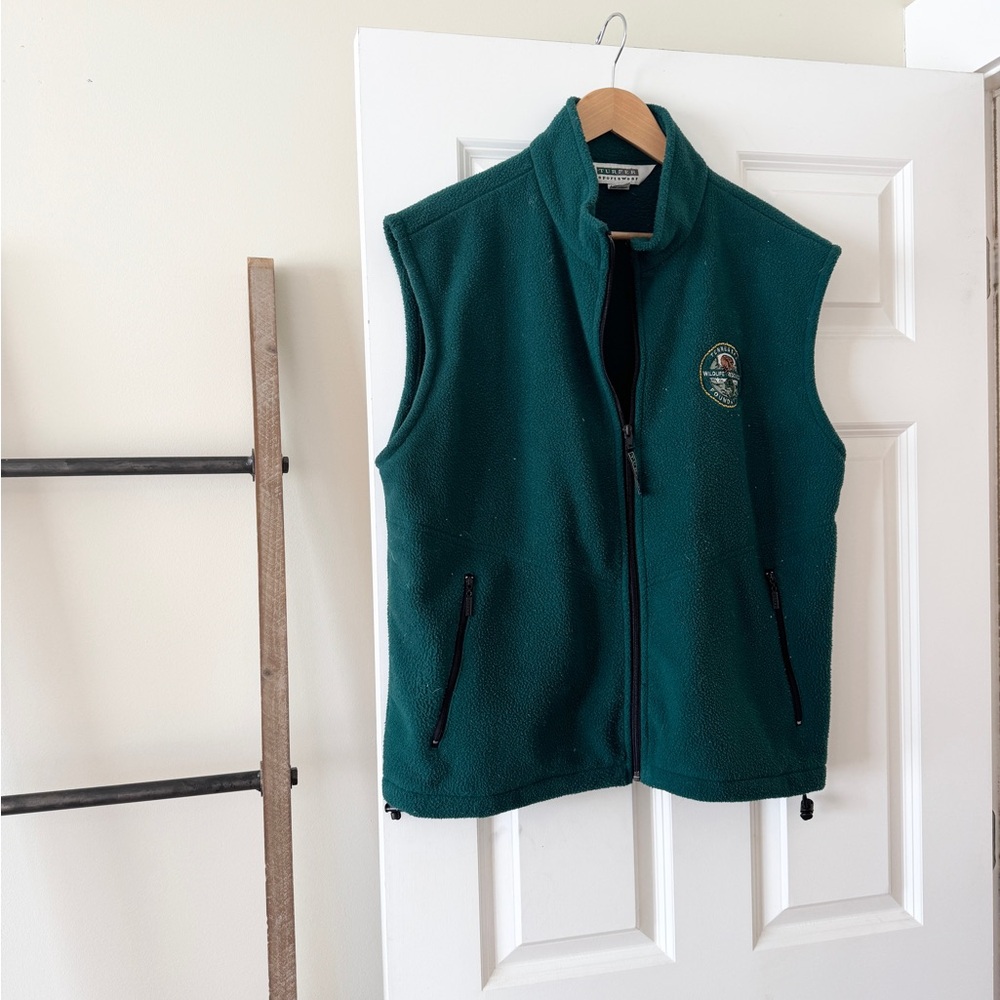 Green Fleece TN Wildlife Vest